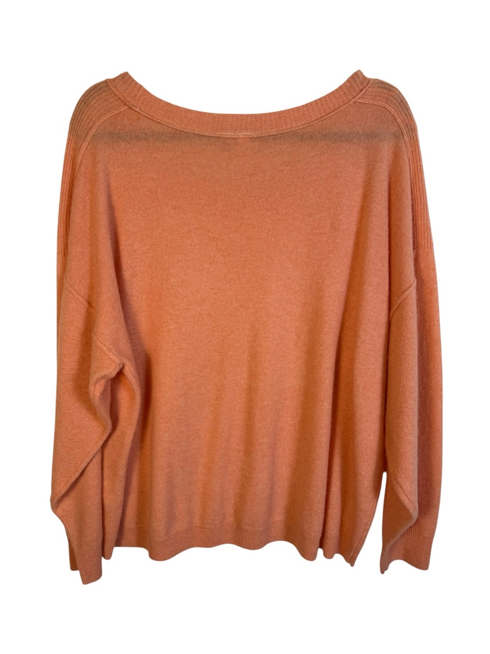 Anthropologie Pilcro 100% Cashmere Peachy Emmeline Boatneck Sweater XL - Picture 6 of 6